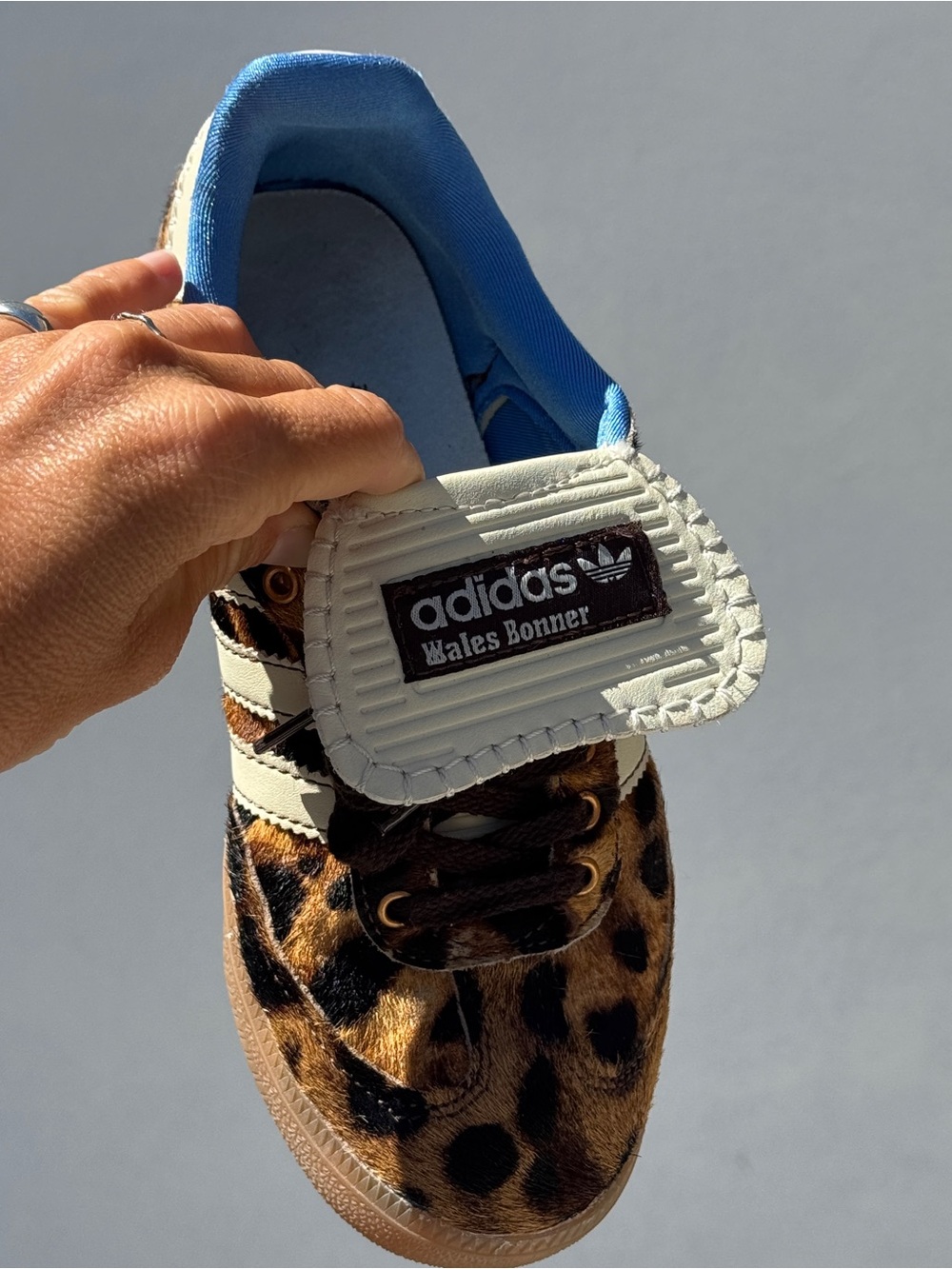 Wales Bonner x Adidas Pony Leopard Samba - Picture 4 of 4